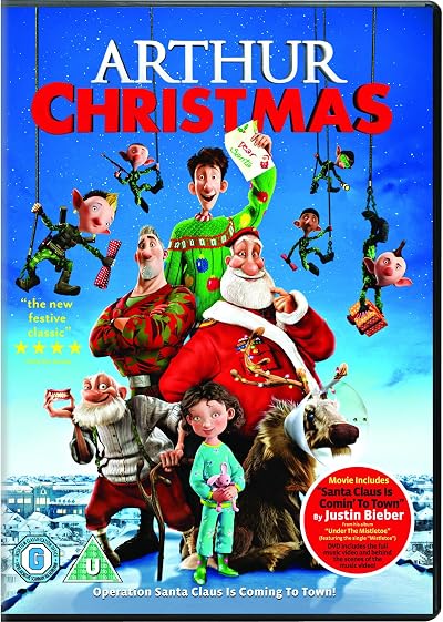 Arthur Christmas DVD 2011 Sony Pictures Animated Family Holiday Classic