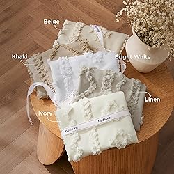 Bedsure Tufted Boho Comforter Set Queen Size