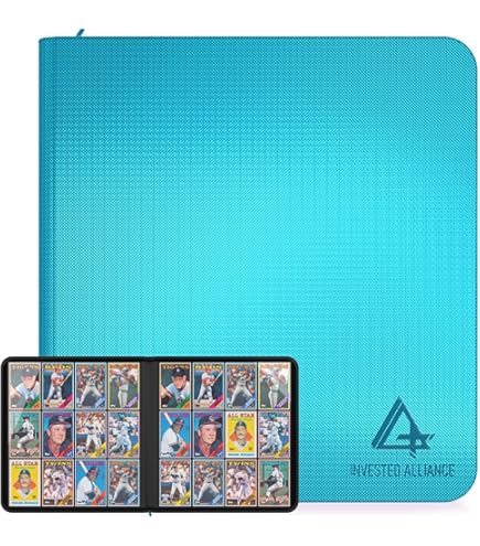 Amazon.com: SKYHJK Trading Card Binder 480 Pockets, 12 Pockets Card Binder,  Side Loading Card Collection Binder, Collectible Card Albums Card Folder  for MTG, TCG, Football, NFL, Sports Cards, Game Cards(Blue) : Toys