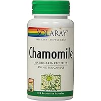 Solaray Chamomile Capsules, 350 mg, 100 Count