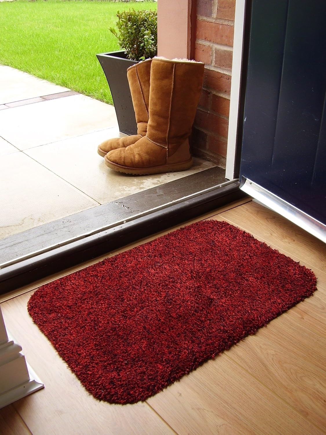 Dirt Trapper Entrance Mat 75 x 100cm Saffron flat backed by Mats Nationwide Amazon.co.uk