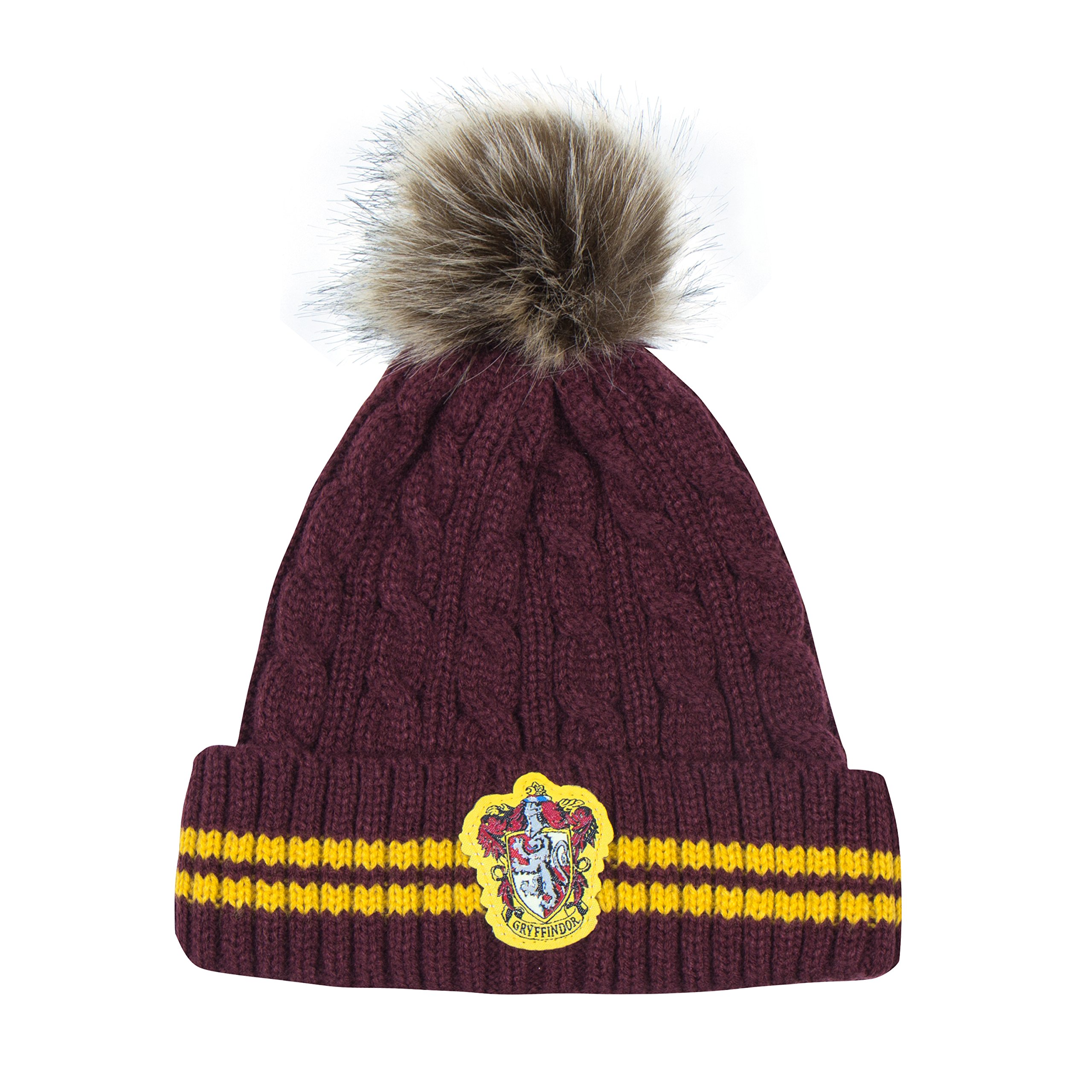 Cinereplicas - Harry Potter - Pom Pom Beanie - Officially licensed - Gryffindor - Red & Yellow