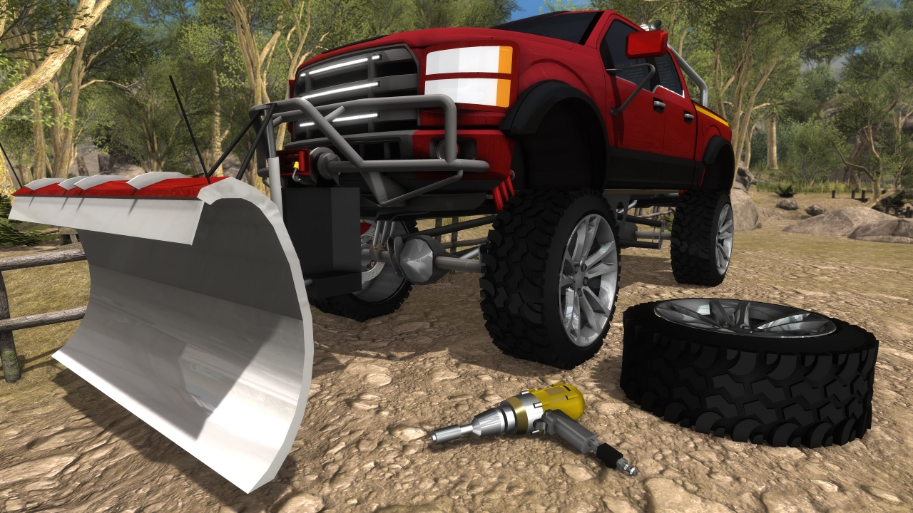Fix My Truck 4x4 Offroad Custom Pickup Truck 3D Mechanic Simulator