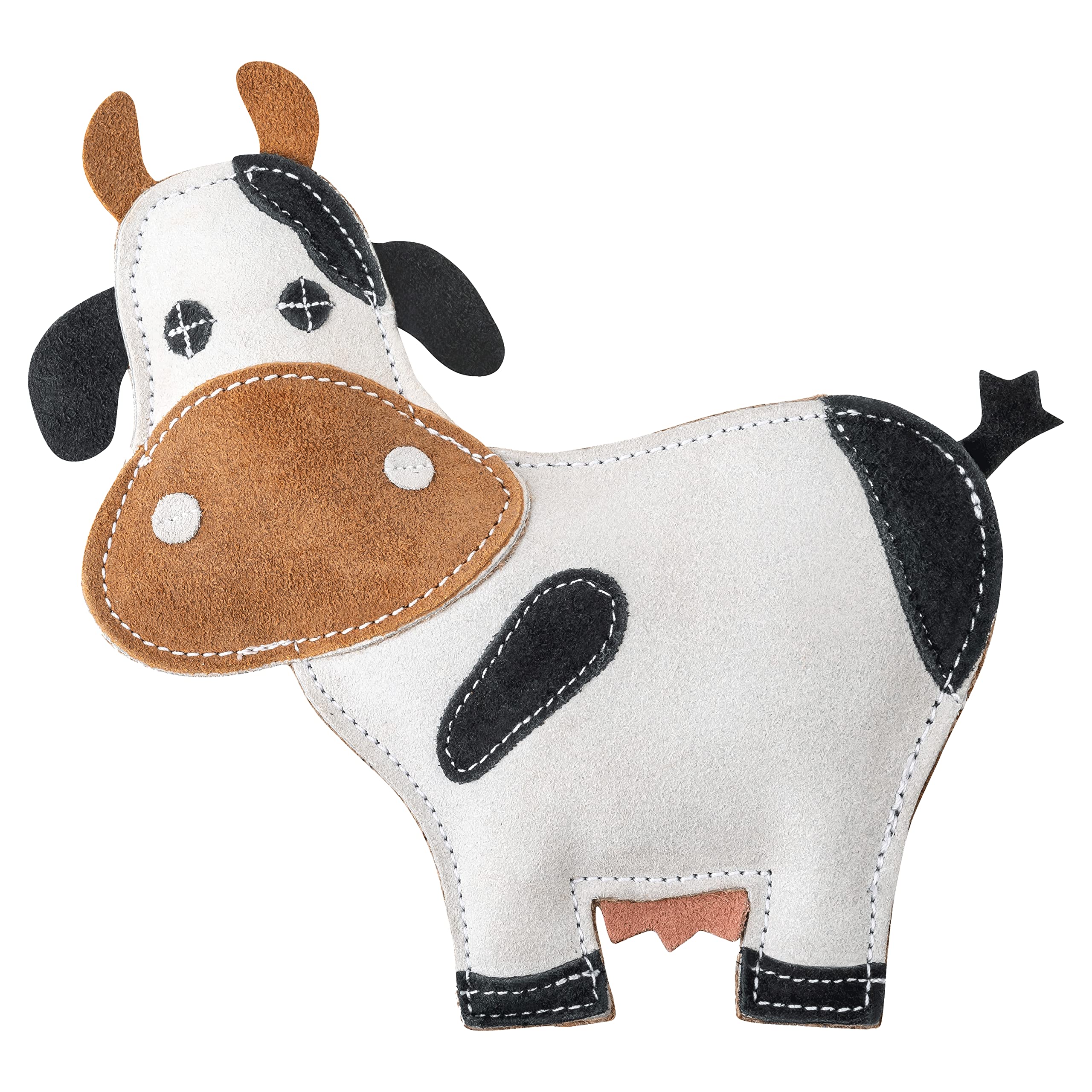 Schnüffelfreunde Dog Toy - Chew Toy Stella - Cow - Leather Toy for Dogs