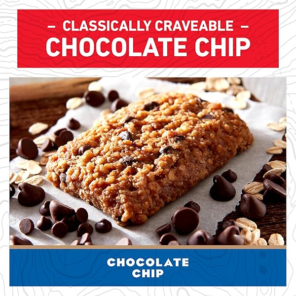 CLIF BAR – ENERGY PROTEIN BARS – CHOCOLATE CHIP – MADE WITH ORGANIC OATS – ENERGY BARS – NON-GMO – (15 PACK)