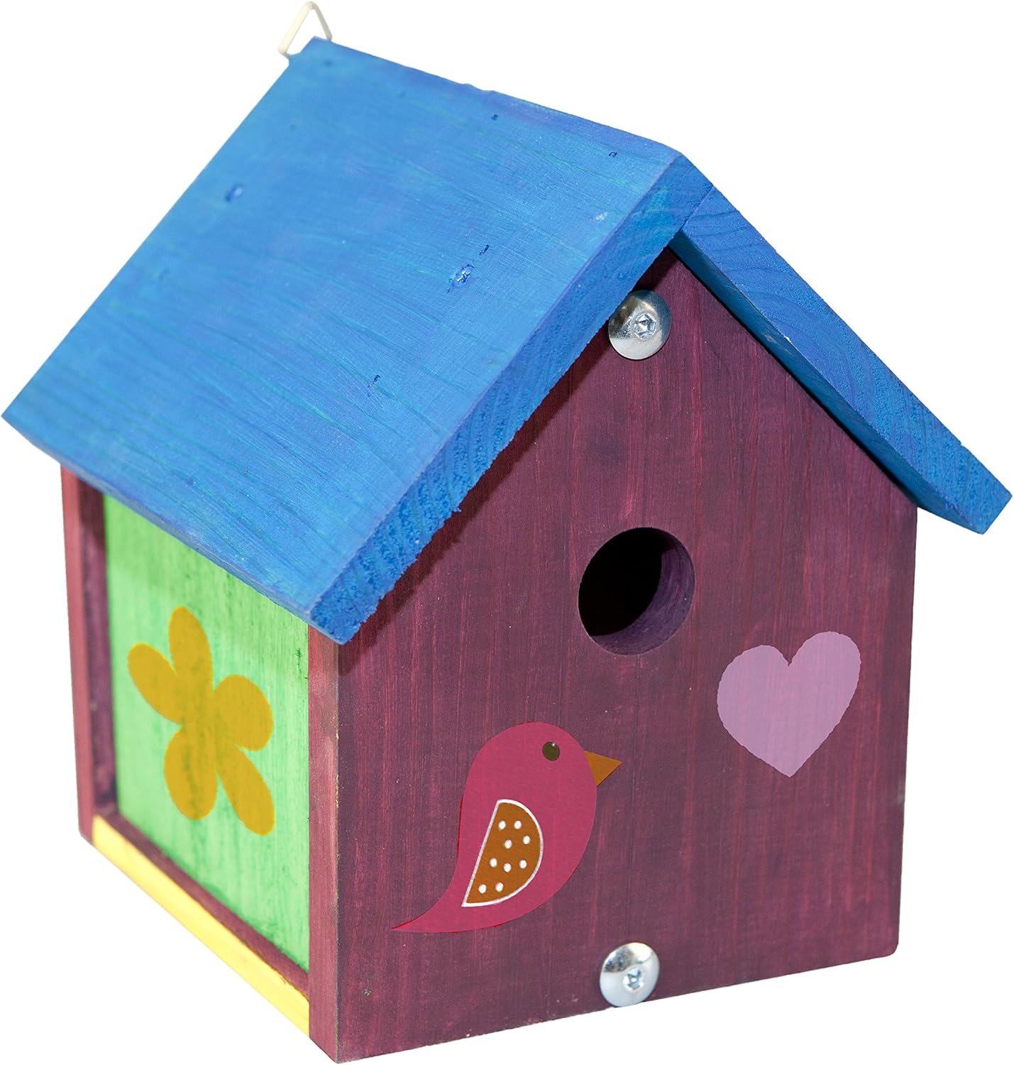 Windhager Nesting Box Kit Robin Bird House Build Your Own And Paint Beige, Includes Paint And Brush, 06945 - Image 3