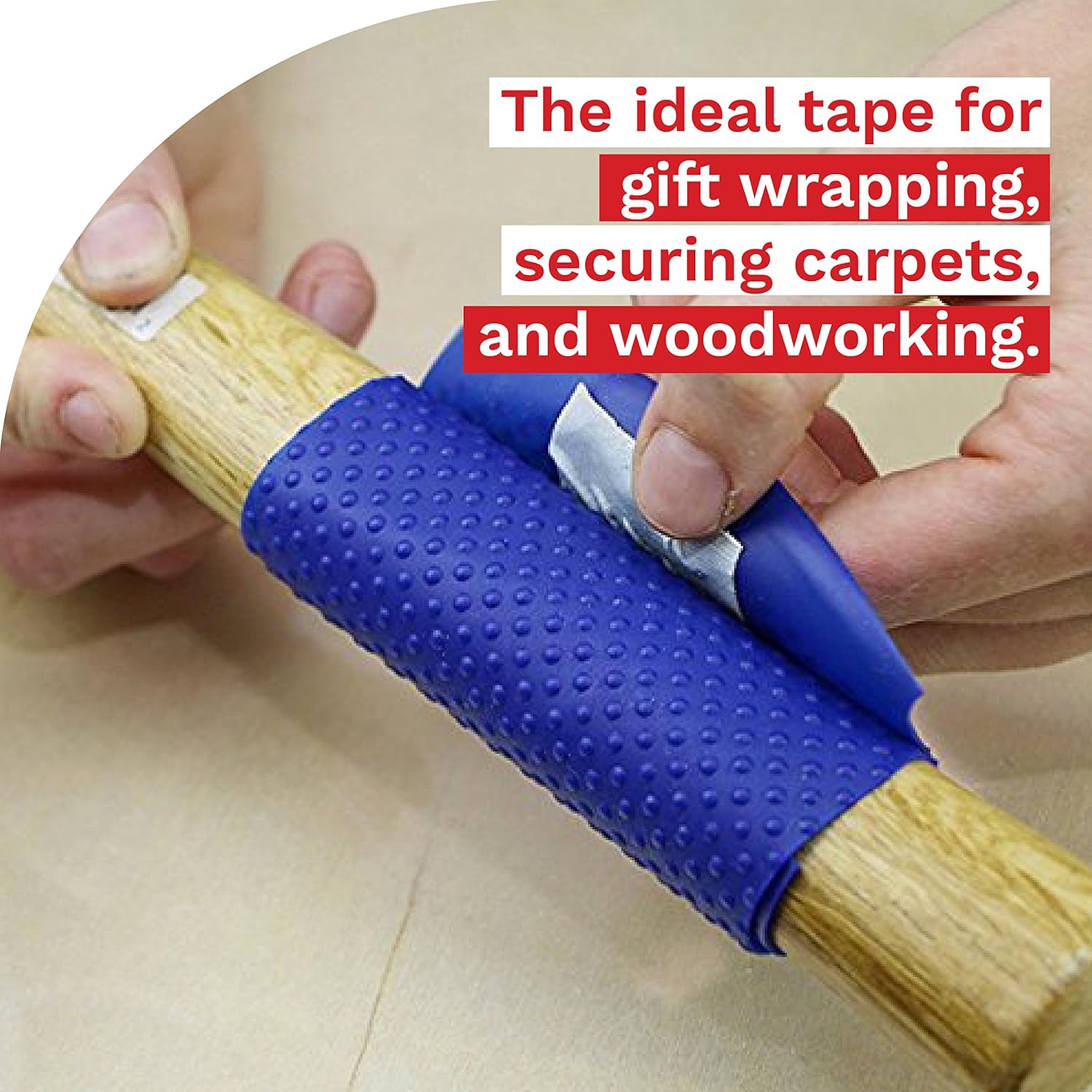XFasten Double Sided Tape, Removable, 1-Inch by 20-Yard (Pack of 3) Ideal as a Gift Wrap Tape, Holding Carpets, and Woodworking : Office Products