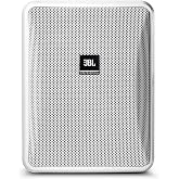 JBL Professional Control 25-1-WH Compact Indoor/Outdoor Background/Foreground Speaker, White, Sold as Pair