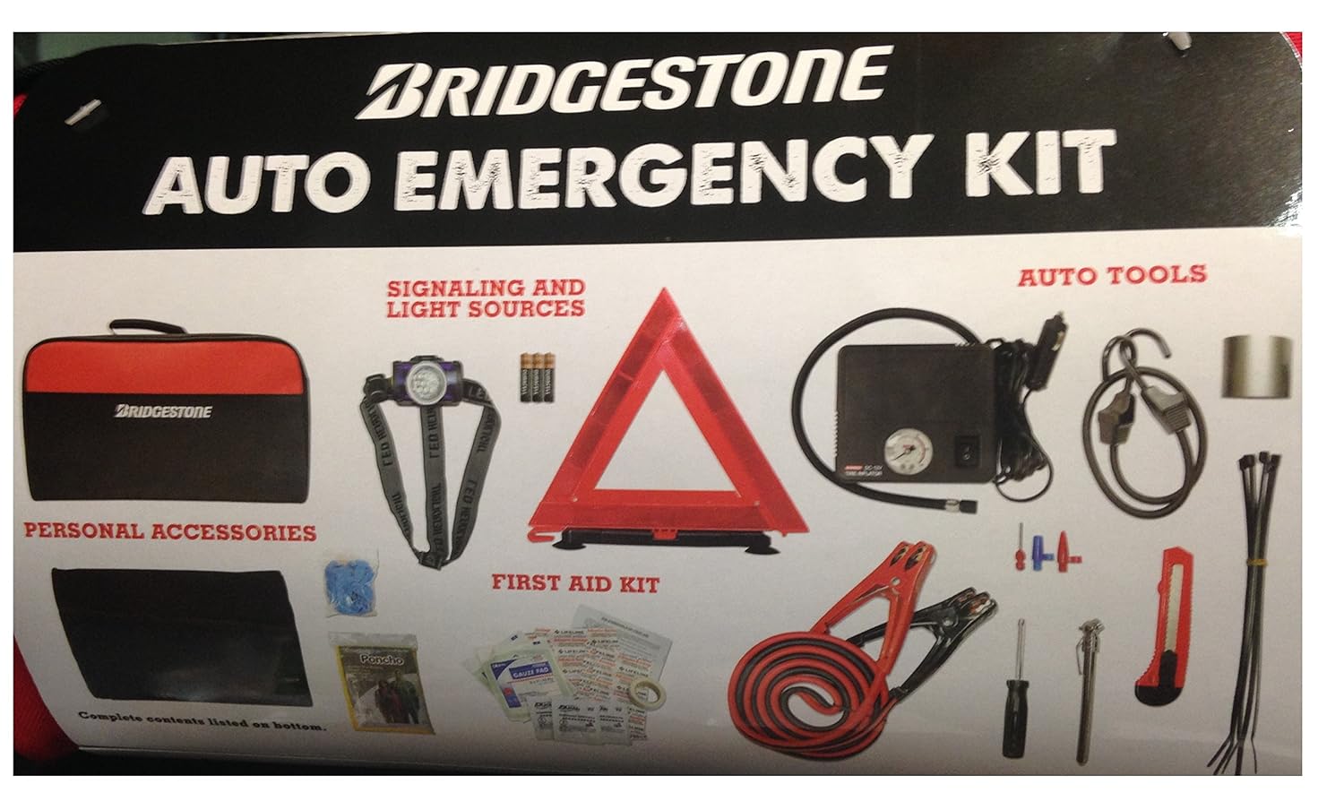Automotive Bridgestone Auto Emergency Kit