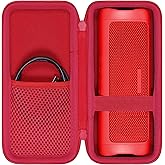 co2CREA Hard Case Replacement for BolaButty X-GO C27C Bluetooth Speaker IPX5 Waterproof Speaker (Red)