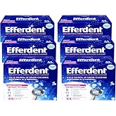 Efferdent Denture Cleanser Tablets, Complete Clean, Cleanser for Retainer and Dental Appliances, 44 Count, (Pack of 6)