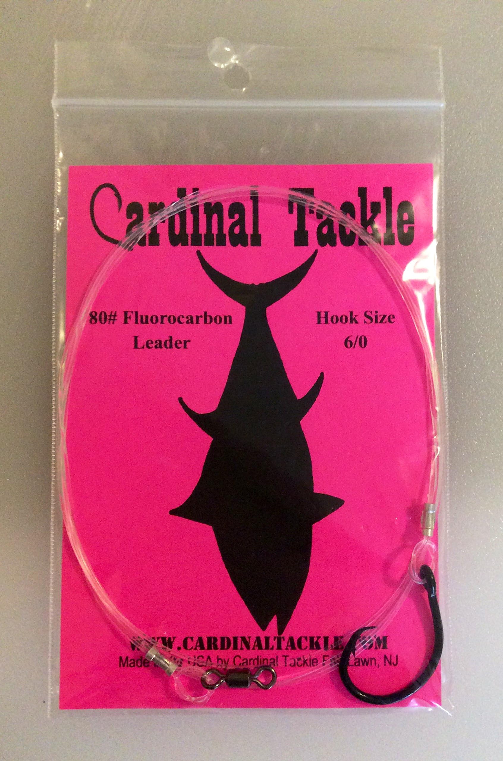 80# Fluorocarbon Tuna Chunking Rig 6/0 Circle Hook