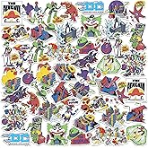 DC Comics Reimagined Villain Collection 50ct Vinyl Large Deluxe Stickers Variety Pack – Die Cut Decals for Laptop, Water Bottle, Scrapbooking, Tablet, Indoor/Outdoor