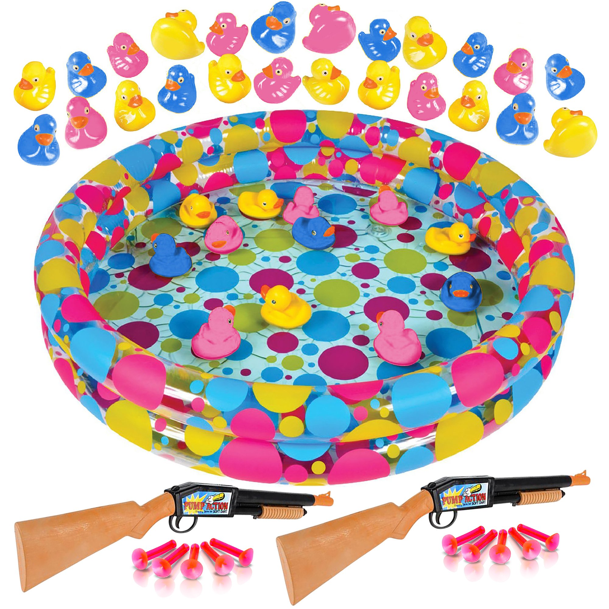 Pools, Hot Tubs & Supplies Swimming Pools 43Piece Set & 30 Ducks 2