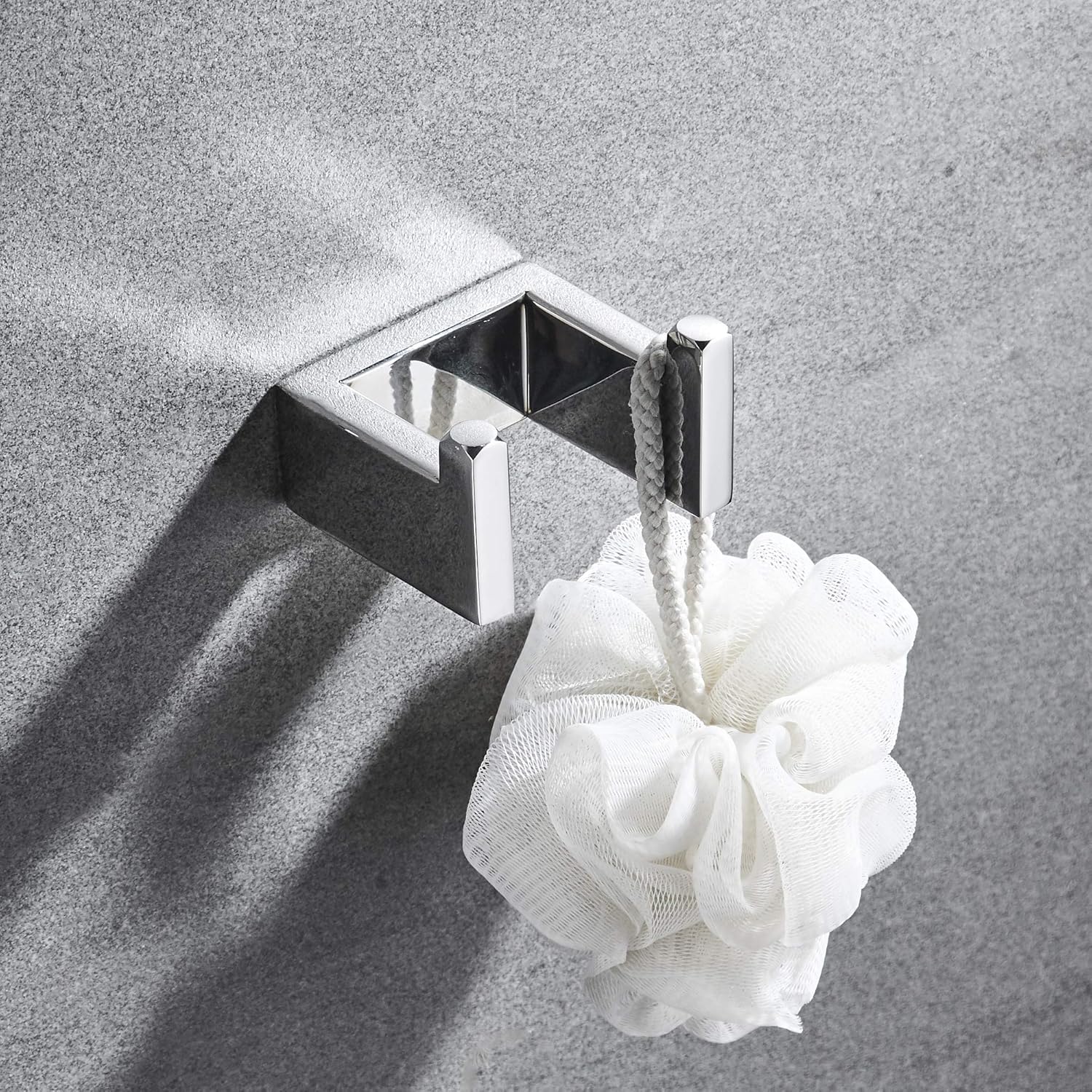 Amazon Com Junsun Robe Hook Bathroom Double Robe Hook Bathroom Hooks Mirror Polished Robe Hook Large Double Bath Towel Hook Coat Hook For Bathroom Kitchen Stainless Steel Polished Chrome Home Kitchen