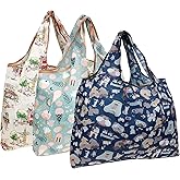 Wrapables Eco-Friendly Large Nylon Reusable Shopping Bags (Set of 2)