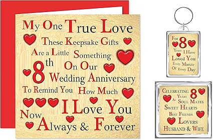 8th wedding anniversary for wife