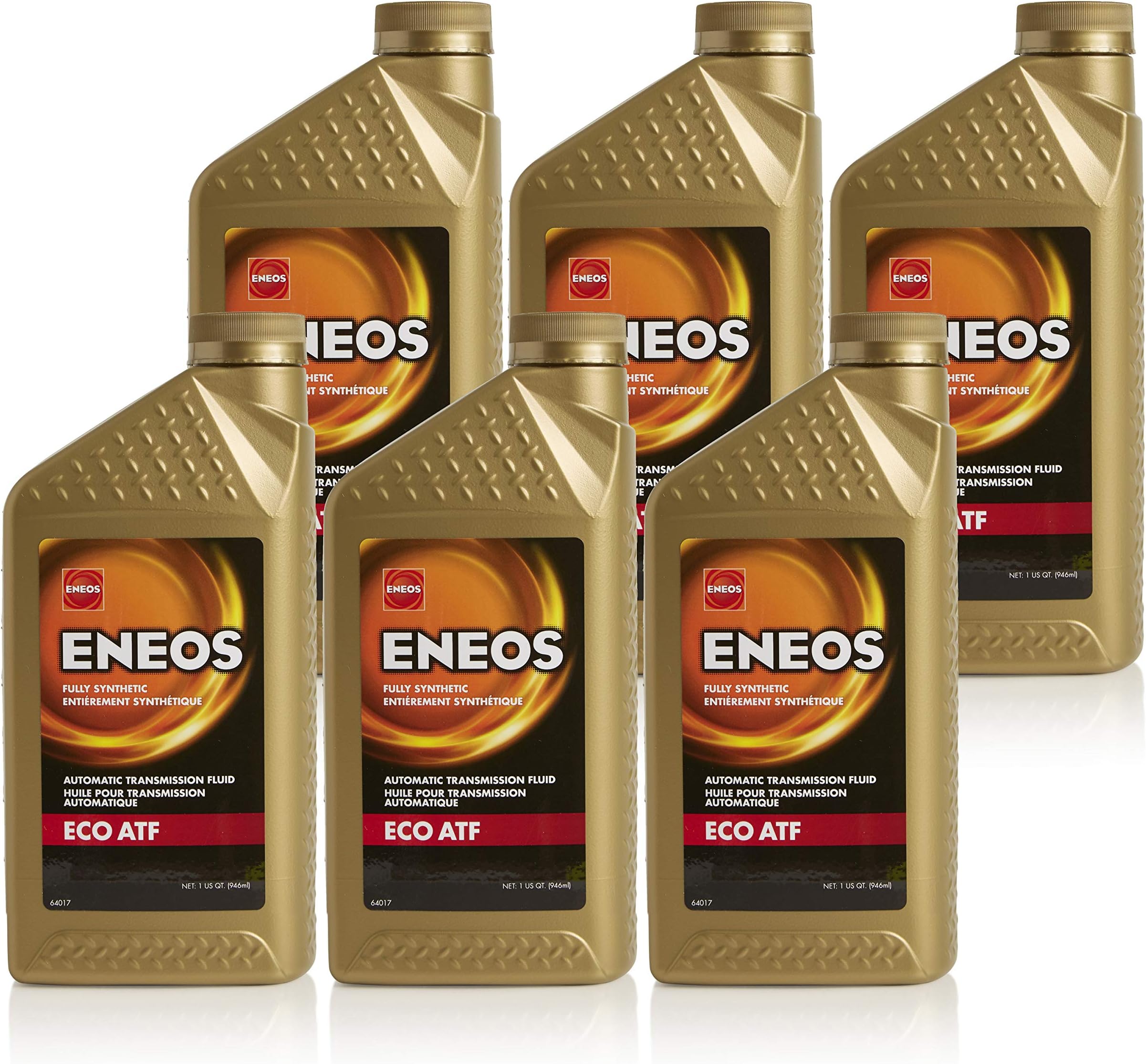 EneosECO-ATF Automatic Transmission Fluid, 1 Quart (Pack of 6)