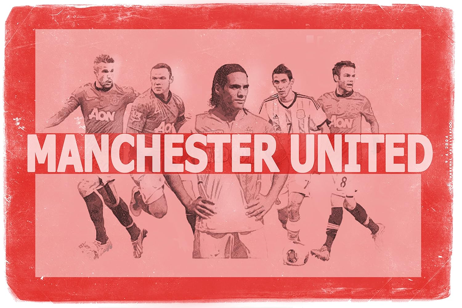 Speaking Walls Manchester United Poster Amazon In Home Kitchen