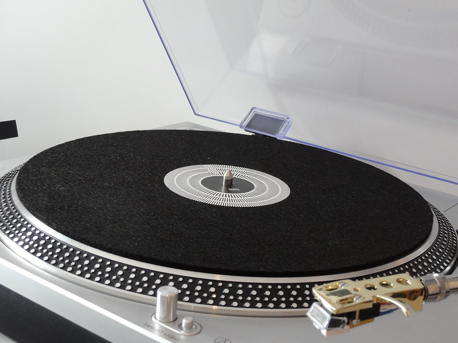 Slipmat Per Giradischi Guitarist – 30,5 Cm In Gomma, Riduce Vibrazioni, Design Chitarrista Rock, Regalo Per Musicisti