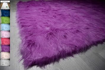 Amazon De Flokati Stil Hochflor Shaggy Teppich Ameiny Colours