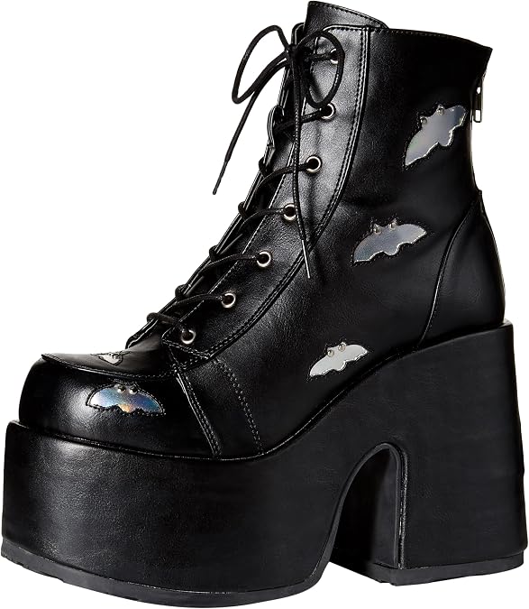 demonia camel fur boots
