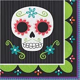 Creative Converting Day of The Dead Napkins, 6.5