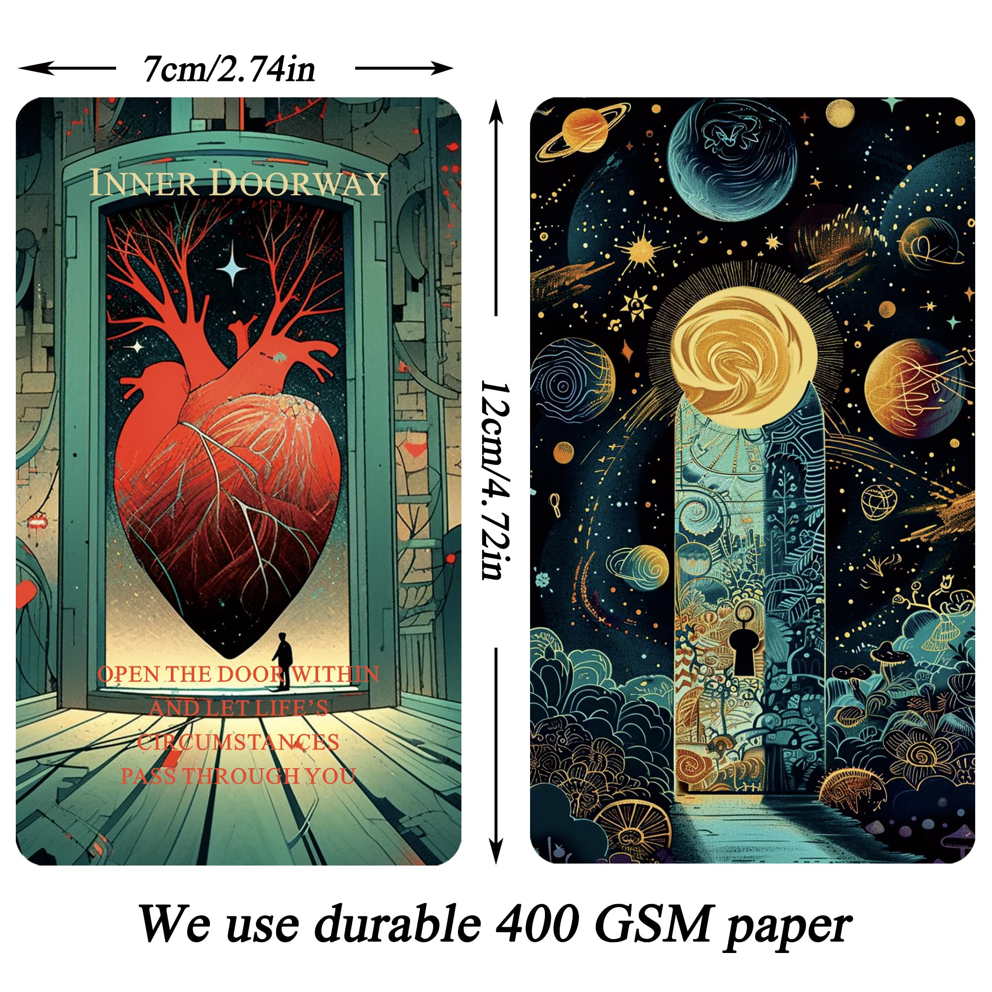 Seeds of Stardust Oracle Deck, Cosmic Oracle Cards for Intuition, 80 Tarot Cards for Divine Guidance and Higher Self Messages