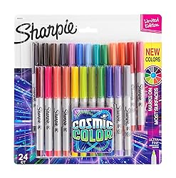 Sharpie Permanent Markers, Ultra Fine Point, Cosmic
