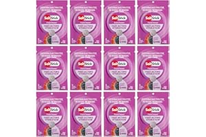 SaltStick FastChews, Electrolyte Replacement Tablets for Rehydration, Exercise, Hiking & Sports Recovery, 12 Packets of 10 Fa