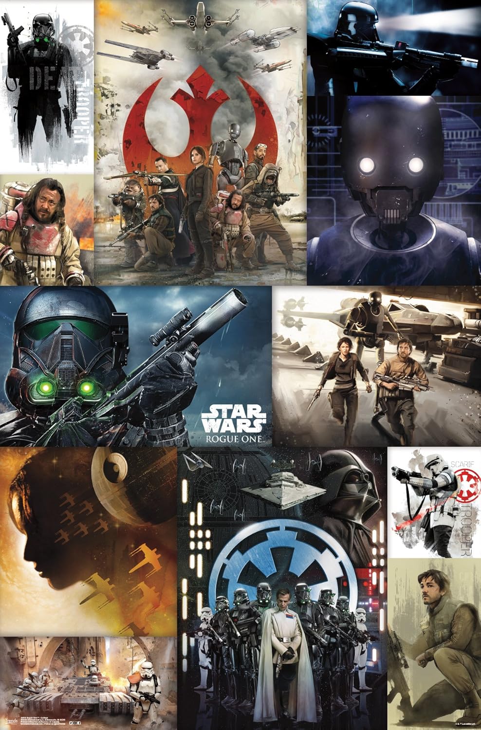 star wars collage poster