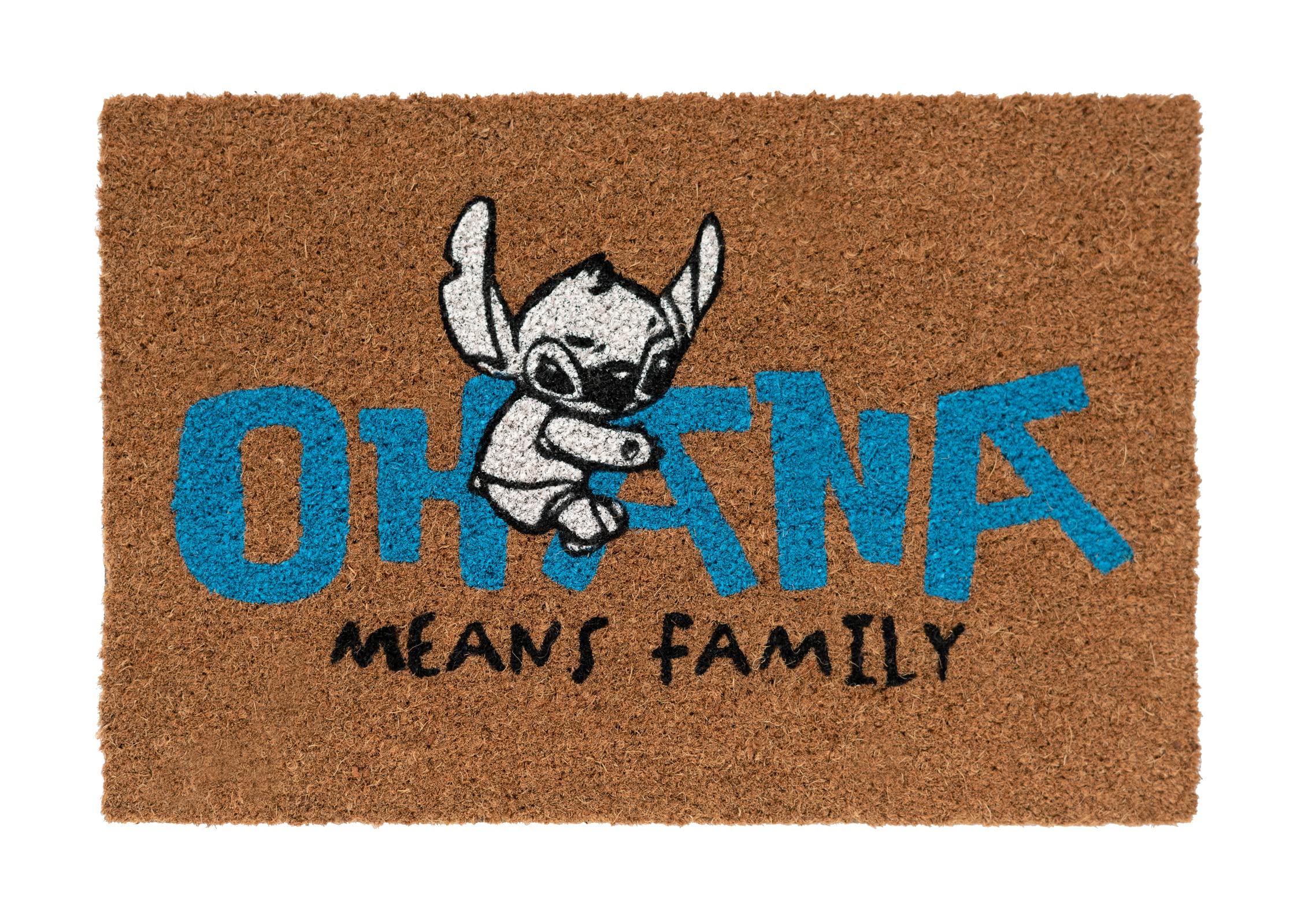Grupo Erik Door Mat - Disney Stitch Merchandise | 15.7 x 23.6 inches - 40 x 60 cm Coco Coir, Coconut Coir, Indoor & Outdoor Door Mat | Stitch Gifts, Disney Gifts