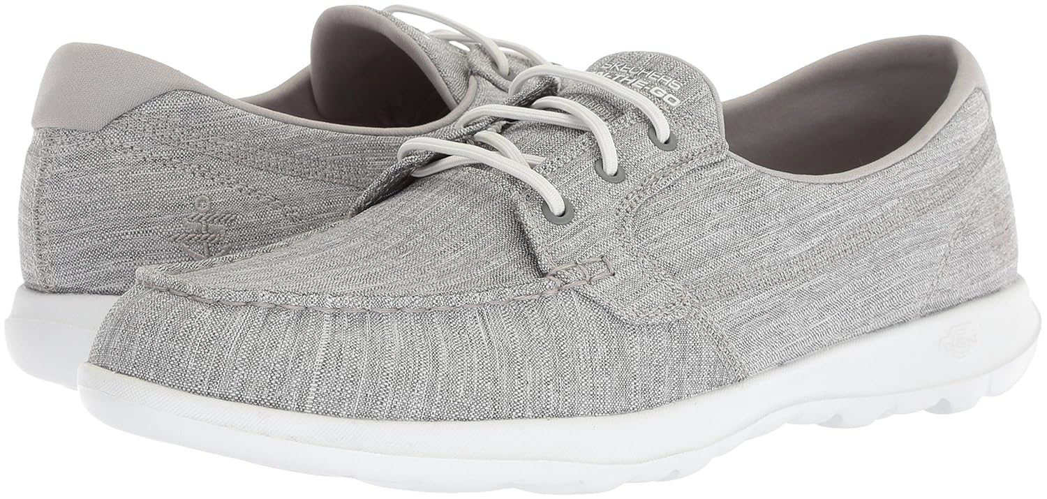 Skechers Womens Go Walk Lite15433 Boat Shoe Athletic Walking