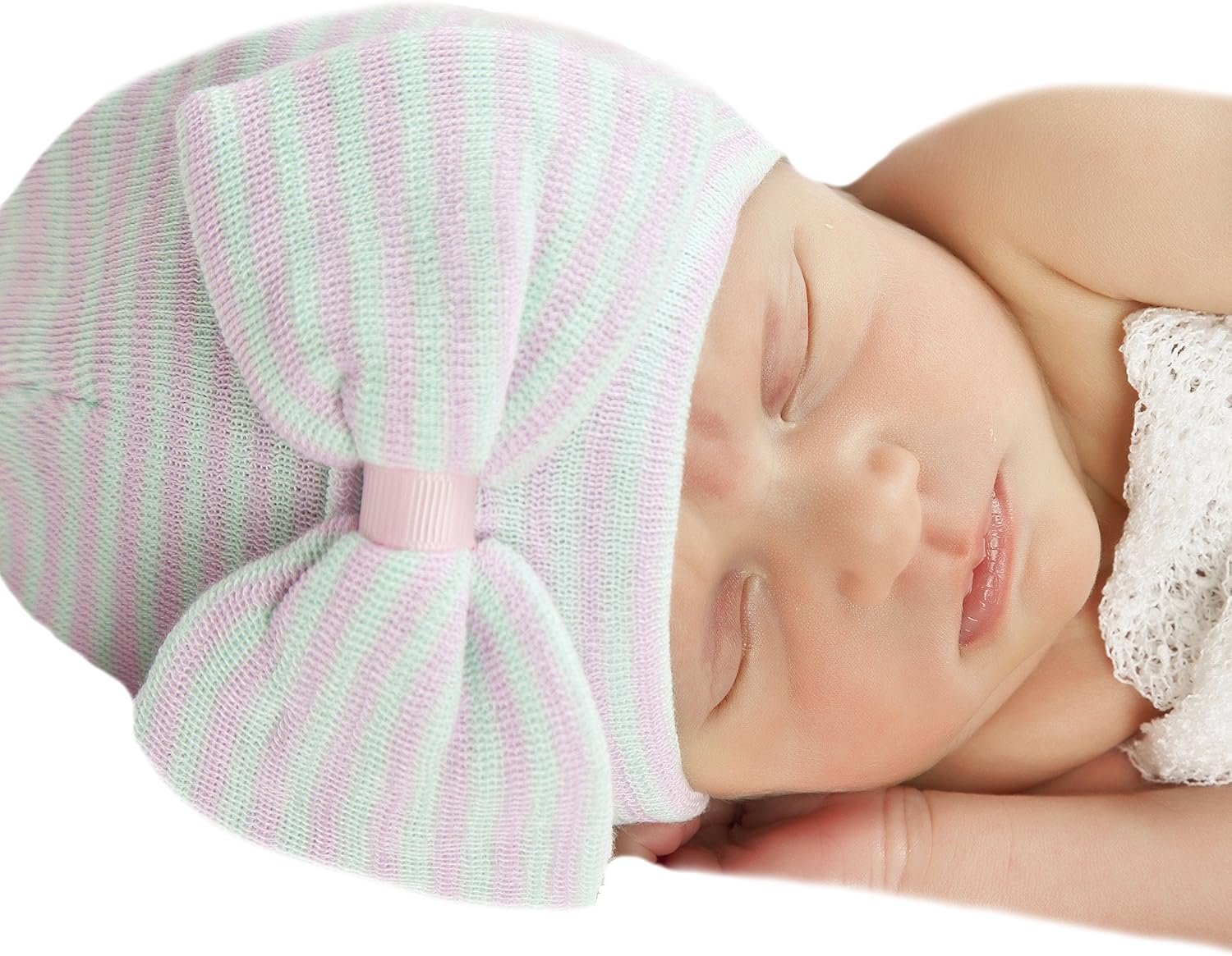 newborn pink hat