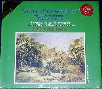 Maurice Ravel Niccolo Paganini Ernest Chausson Pablo De Sarasate Camille Saint Saens Walter Hendl Erick Friedman Eric Friedman Eric Friedman Violin Showpieces Amazon Com Music amazon com