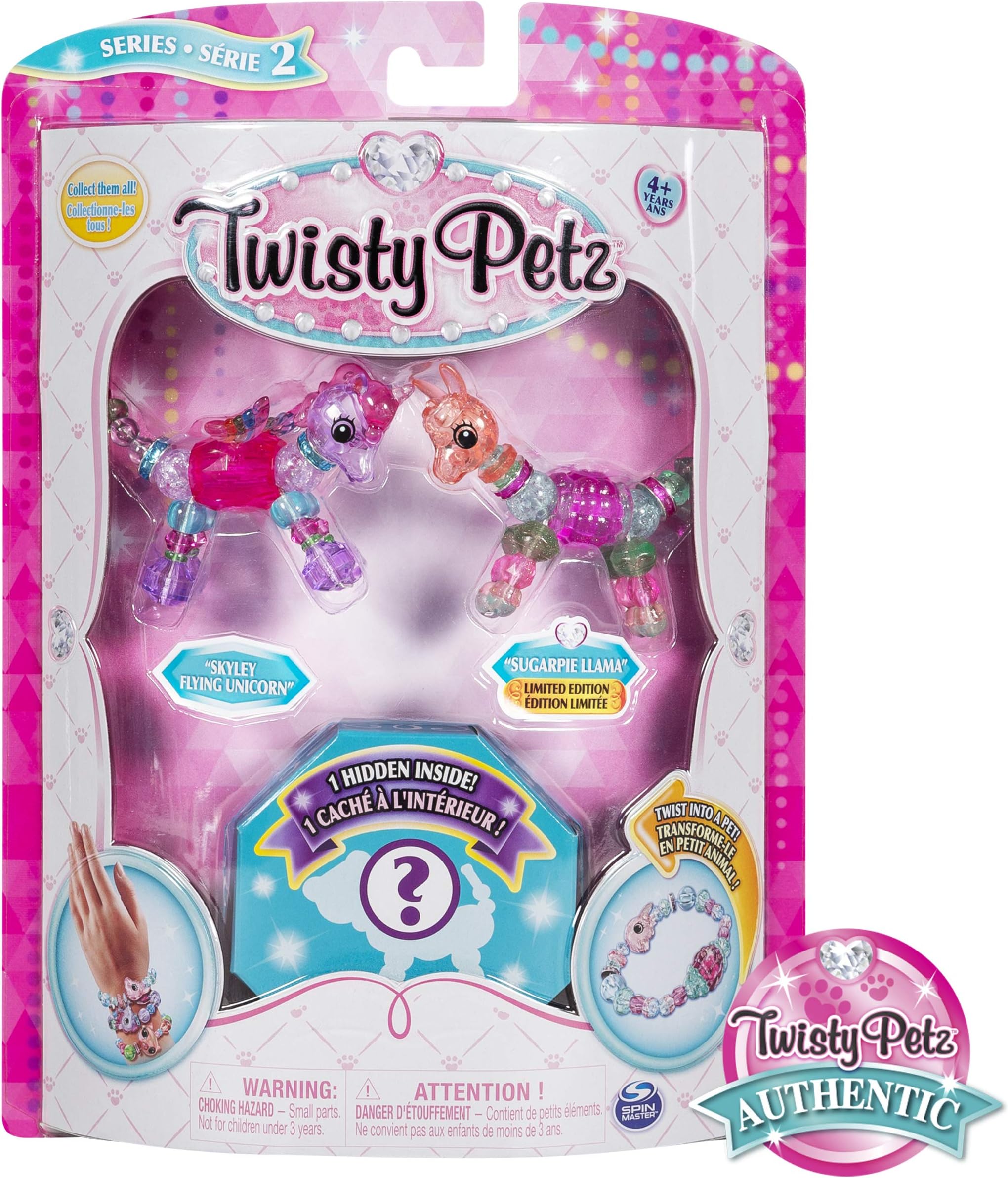 Twisty Petz - Series 2 - 3 Pack - Skyley Flying Unicorn and Sugarpie Llama