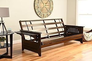 Kodiak Furniture Phoenix Futon, Espresso Finish Frame