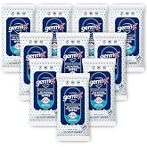 Germ-X Advanced Single-Use Hand Sanitizer Wipes, 20 Soft Wipes (Pack of 10), Fast-Drying &amp; No Rinse Plant-Based Alcohol, Moisturizing Hand Sanitizer with 70% Alcohol