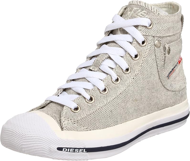 Diesel Women's Exposure Sneaker White Size 4 UK Amazon.co.uk Shoes