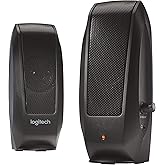 Logitech S120 2.0 Stereo Speakers, Black
