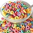 Evovee Cereal Candle with Spoon Fruit Loop Candle Bowl Gifts Fruit Fruity Scented Funny Novelty Food Cute Candles Fun Cool Cereal Bowl Candle