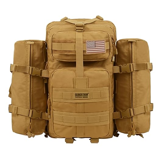 title=SEIBERTRON Falcon Zaino Molle idrorepellente tattico d'assalto,escursionismo e
