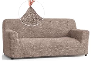 PAULATO BY GA.I.CO. PAULATO BY GA.I.CO Sofa Slipcover - Stretch Couch Cover - Stylish Cushion Sofa Cover - Soft Polyester Fabric Slip Cover - 1-Piece Form Fit Washable Protector for Pet - Microfibra Collection - Marsala