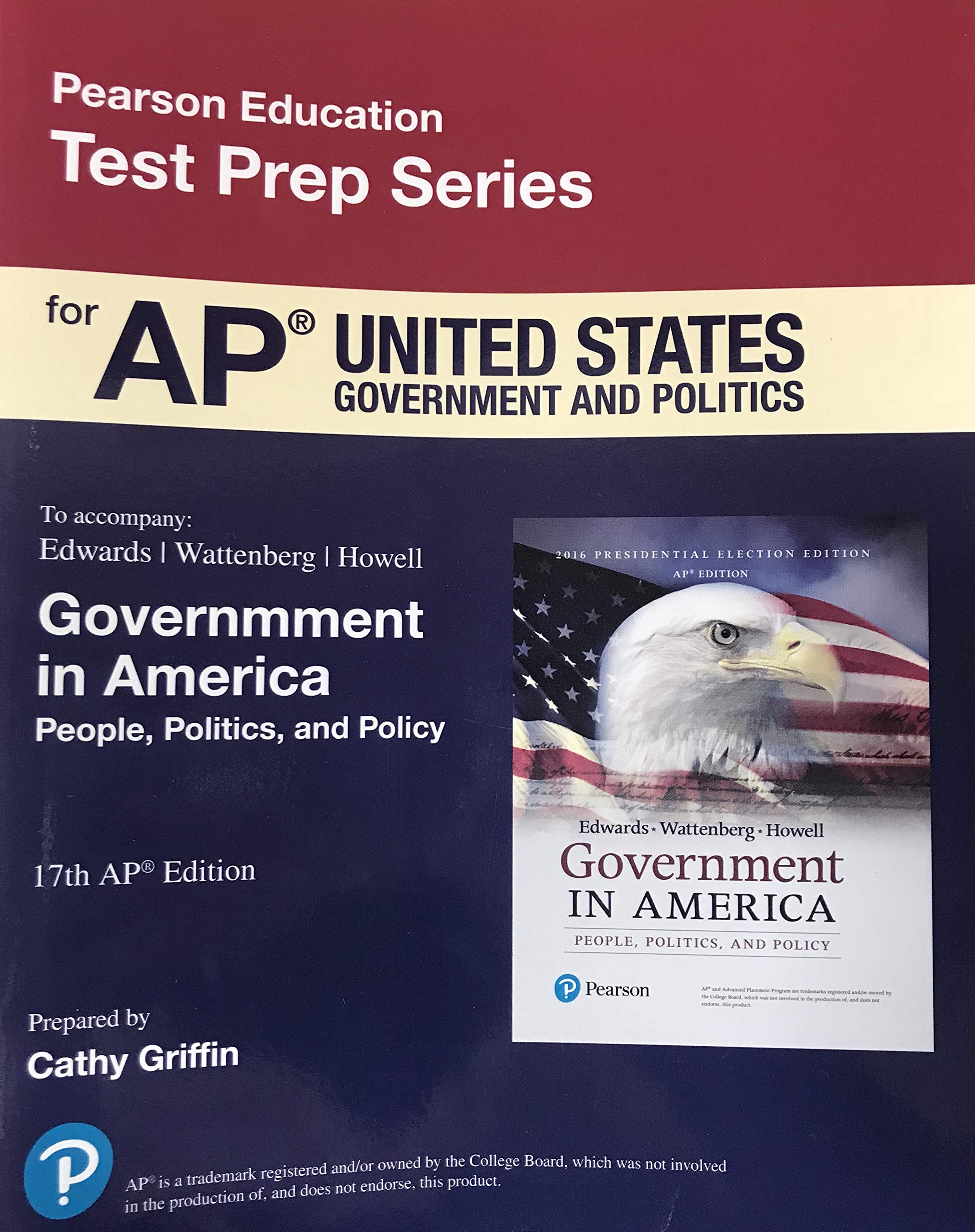 Pearson Education Test Prep Series For Ap United States Government And Politics 9780134611655 Amazon Com Books