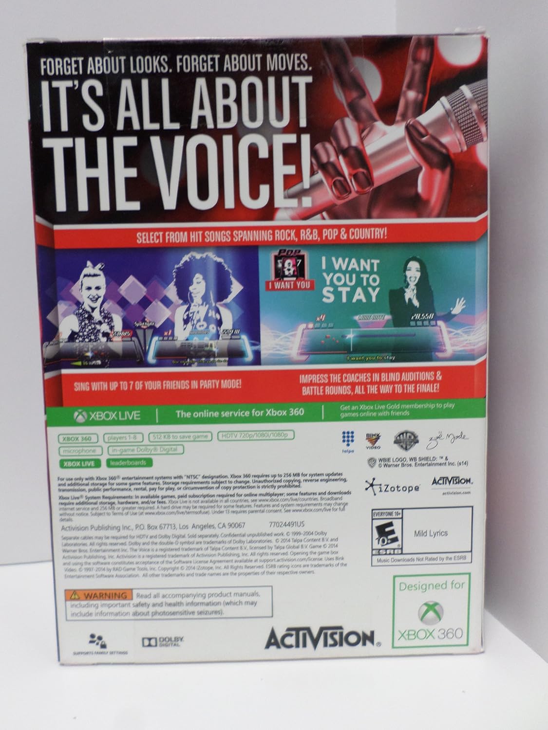 the voice xbox 360