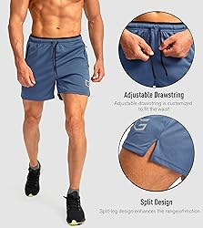 G Gradual Men's Running Shorts with Zipper Pockets