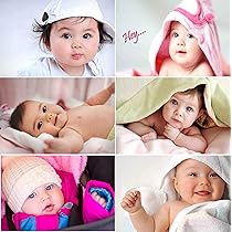 Giant Innovative Paper Cute Baby Photo Poster, Multicolour