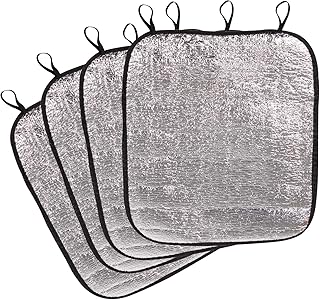 Thermo Sitzkissen 35x40cm Outdoor Event Alu Kissen faltbar (4er Set)