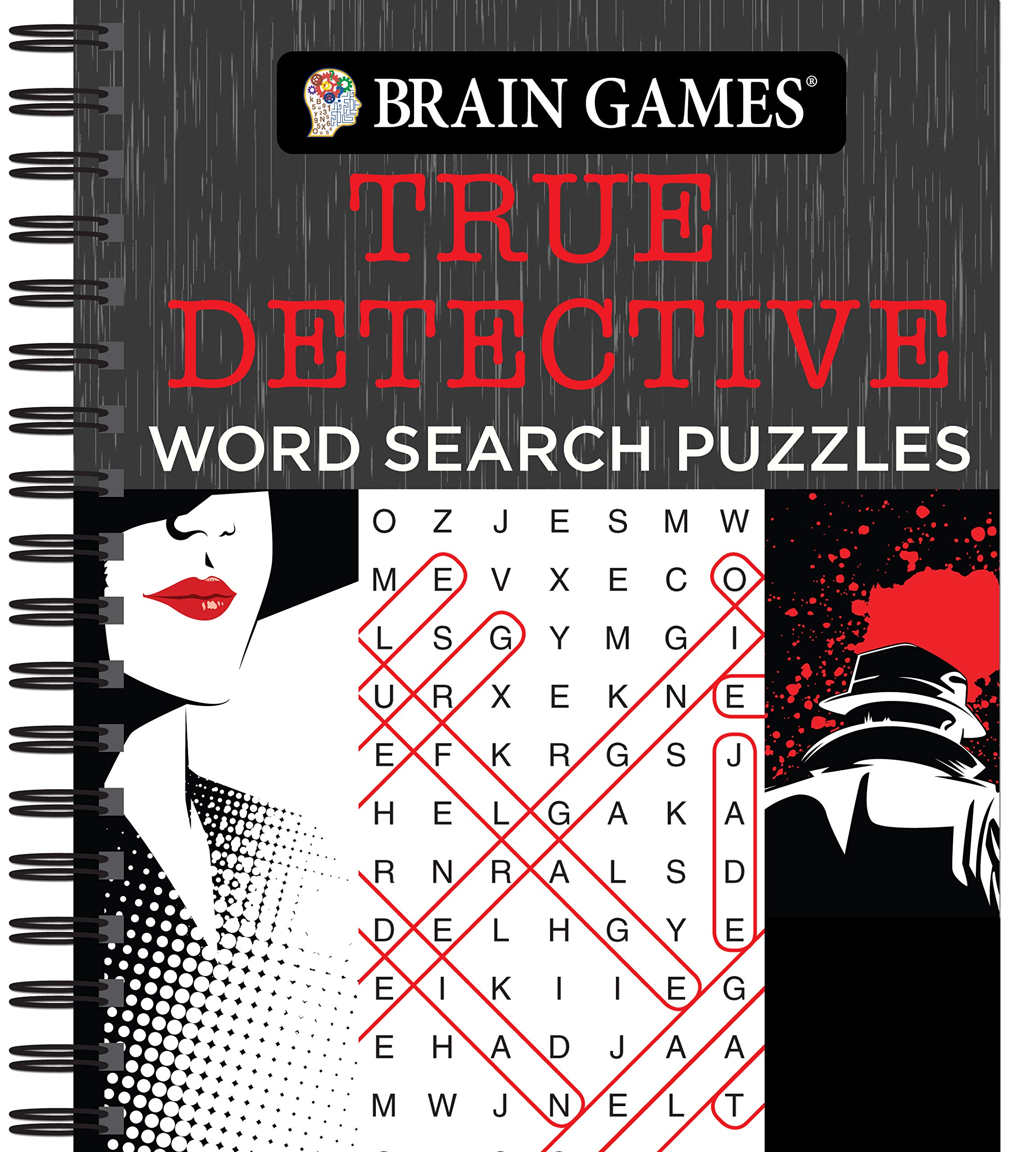 Brain Games True Detective Word Search Puzzles Publications International Ltd Brain Games Amazon Com Books