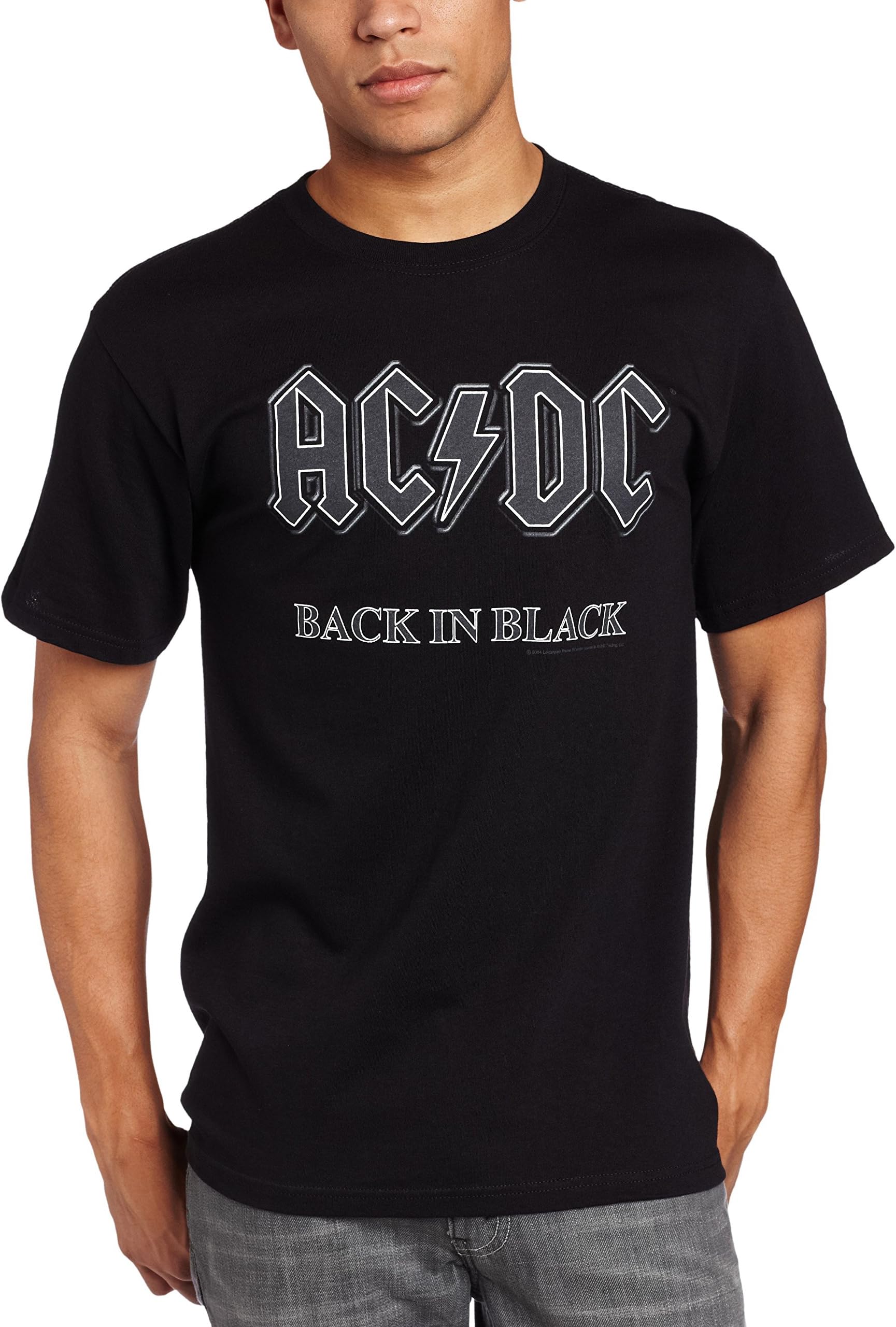 Impact Men's AC/DC Back In Black Short-Sleeve T-Shirt